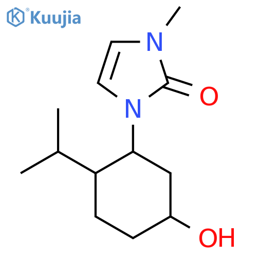 1-[5-hydroxy-2-(propan-2-yl)cyclohexyl]-3-methyl-2,3-dihydro-1H-imidazol-2-one structure