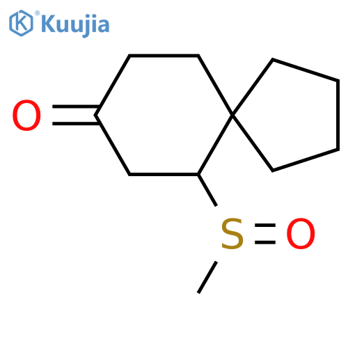 6-Methanesulfinylspiro[4.5]decan-8-one structure