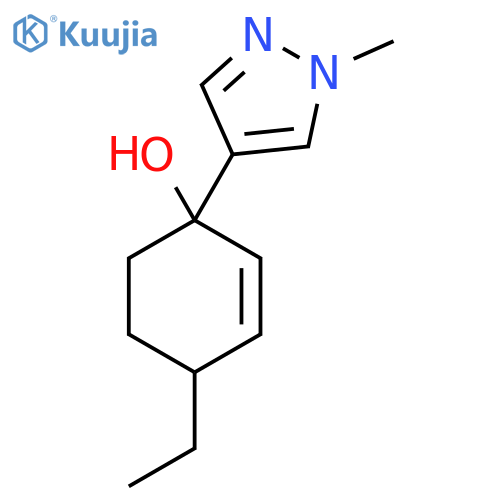 4-ethyl-1-(1-methyl-1H-pyrazol-4-yl)cyclohex-2-en-1-ol structure