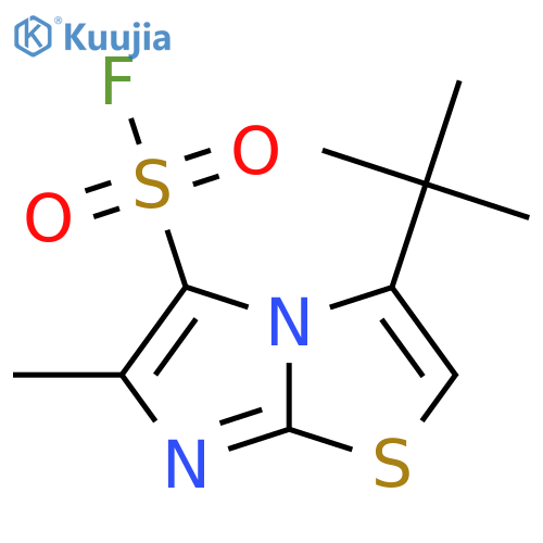 3-tert-butyl-6-methylimidazo2,1-b1,3thiazole-5-sulfonyl fluoride structure