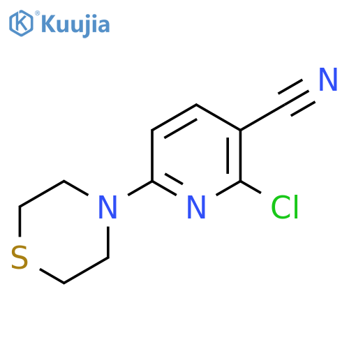 2-Chloro-6-(thiomorpholin-4-yl)pyridine-3-carbonitrile structure