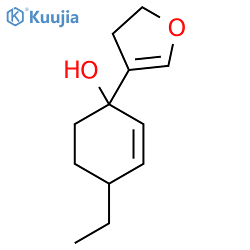 1-(4,5-Dihydrofuran-3-yl)-4-ethylcyclohex-2-en-1-ol structure