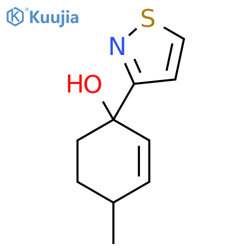 4-Methyl-1-(1,2-thiazol-3-yl)cyclohex-2-en-1-ol structure