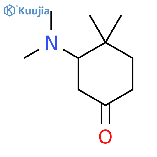 3-(Dimethylamino)-4,4-dimethylcyclohexan-1-one structure