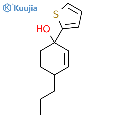 4-Propyl-1-(thiophen-2-yl)cyclohex-2-en-1-ol structure