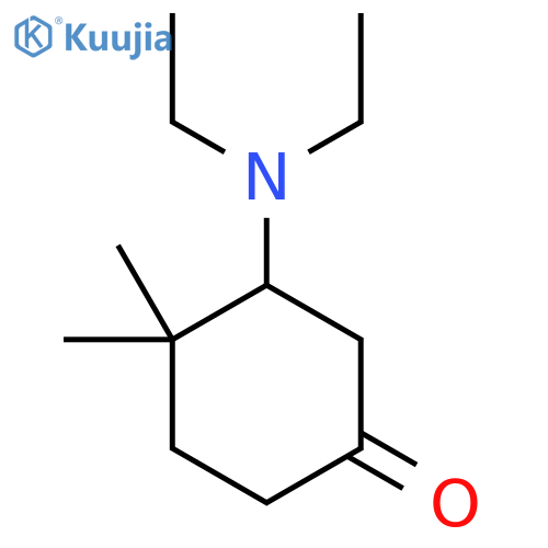 3-(Diethylamino)-4,4-dimethylcyclohexan-1-one structure