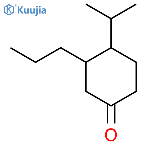 4-(Propan-2-yl)-3-propylcyclohexan-1-one structure