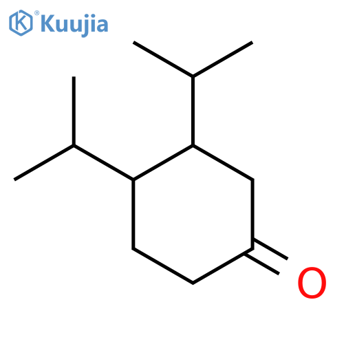 3,4-Bis(propan-2-yl)cyclohexan-1-one structure