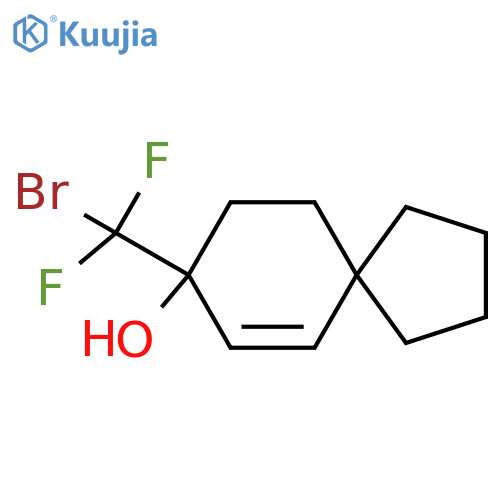 8-(Bromodifluoromethyl)spiro[4.5]dec-6-en-8-ol structure