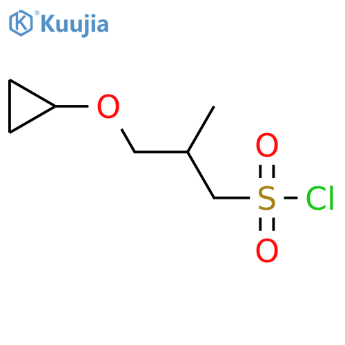 3-Cyclopropoxy-2-methylpropane-1-sulfonyl chloride structure