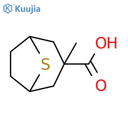 3-methyl-8-thiabicyclo3.2.1octane-3-carboxylic acid structure