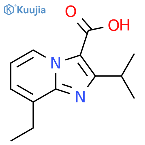8-ethyl-2-(propan-2-yl)imidazo1,2-apyridine-3-carboxylic acid structure