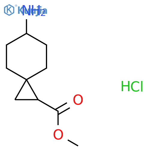 methyl 6-aminospiro2.5octane-1-carboxylate hydrochloride structure