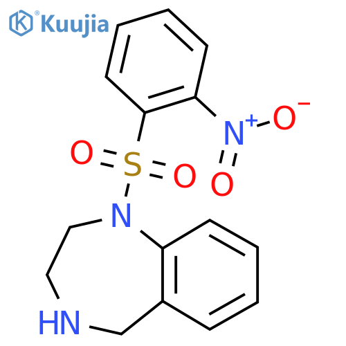 1-(2-nitrobenzenesulfonyl)-2,3,4,5-tetrahydro-1H-1,4-benzodiazepine structure