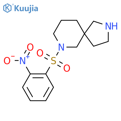 7-(2-Nitrobenzenesulfonyl)-2,7-diazaspiro[4.5]decane structure