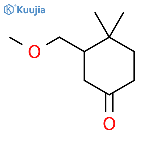 3-(Methoxymethyl)-4,4-dimethylcyclohexan-1-one structure