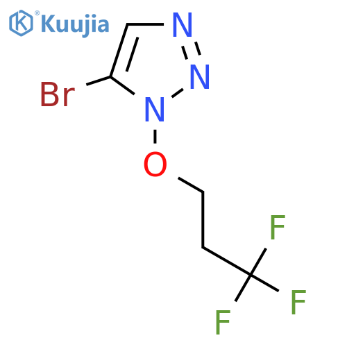 5-bromo-1-(3,3,3-trifluoropropoxy)-1H-1,2,3-triazole structure