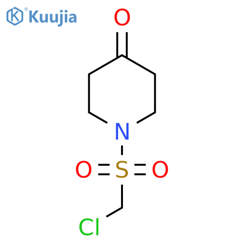 1-Chloromethanesulfonylpiperidin-4-one structure