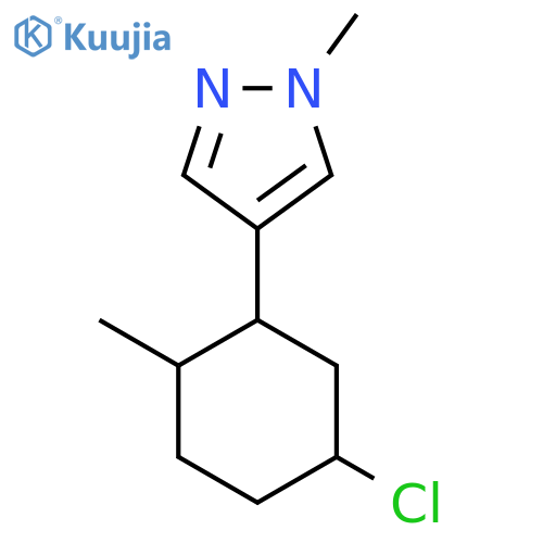 4-(5-chloro-2-methylcyclohexyl)-1-methyl-1H-pyrazole structure