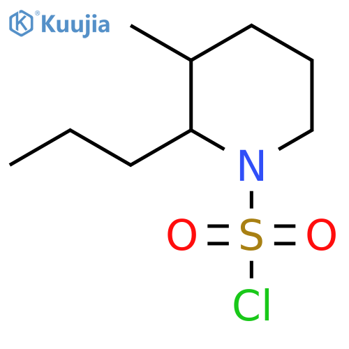 3-Methyl-2-propylpiperidine-1-sulfonyl chloride structure