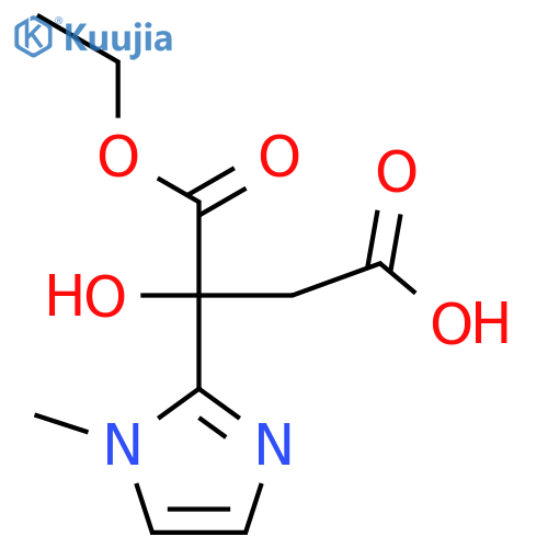 4-ethoxy-3-hydroxy-3-(1-methyl-1H-imidazol-2-yl)-4-oxobutanoic acid structure