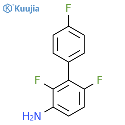 2,4-difluoro-3-(4-fluorophenyl)aniline structure