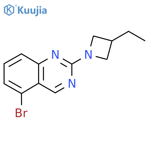 5-Bromo-2-(3-ethylazetidin-1-yl)quinazoline structure