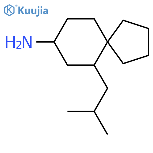 6-(2-Methylpropyl)spiro[4.5]decan-8-amine structure