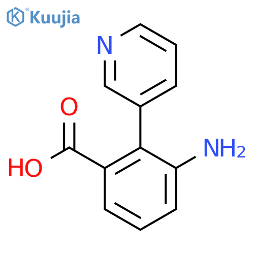3-amino-2-(pyridin-3-yl)benzoic acid structure