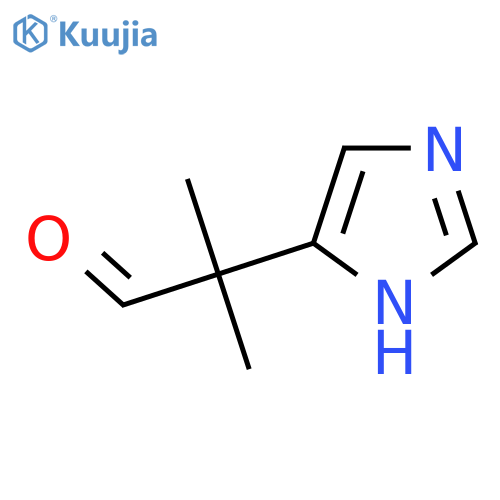 2-(1H-imidazol-5-yl)-2-methylpropanal structure