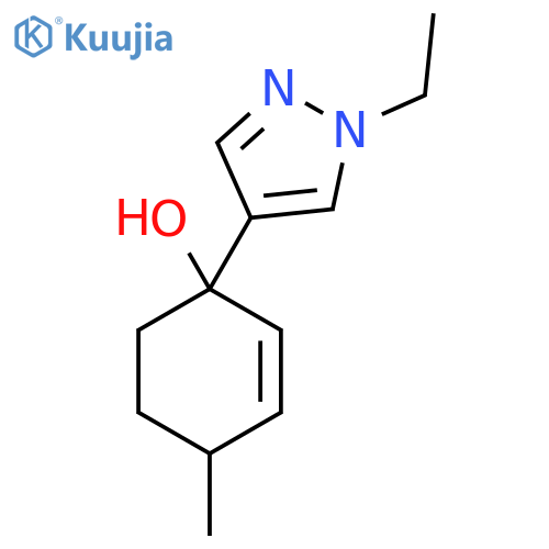 1-(1-ethyl-1H-pyrazol-4-yl)-4-methylcyclohex-2-en-1-ol structure