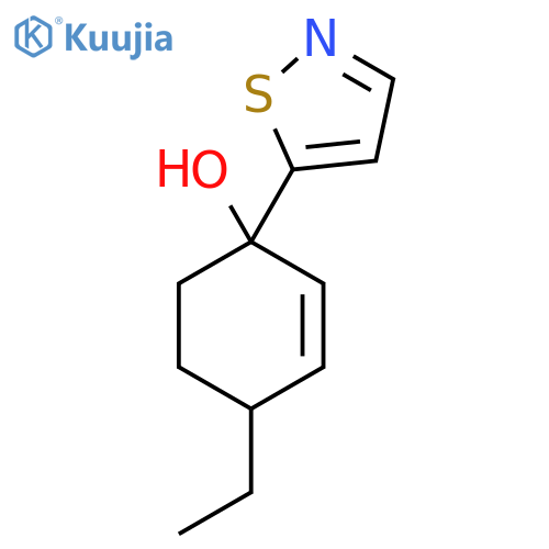 4-Ethyl-1-(1,2-thiazol-5-yl)cyclohex-2-en-1-ol structure