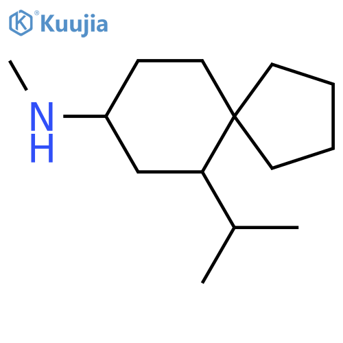 N-methyl-6-(propan-2-yl)spiro[4.5]decan-8-amine structure