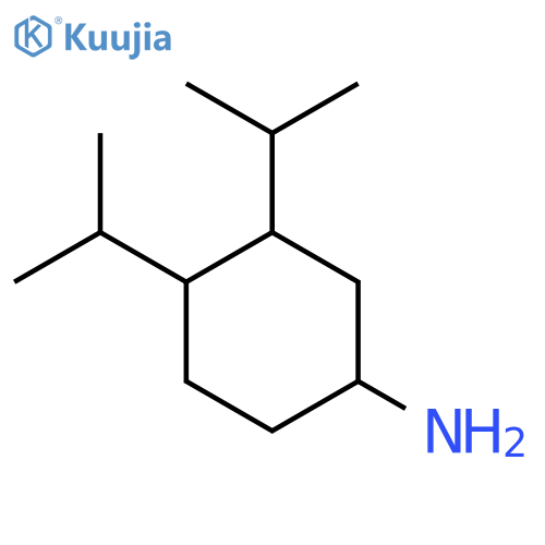 3,4-Bis(propan-2-yl)cyclohexan-1-amine structure