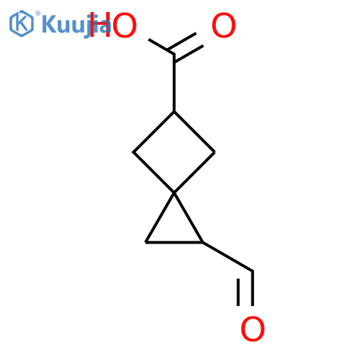 1-formylspiro2.3hexane-5-carboxylic acid structure