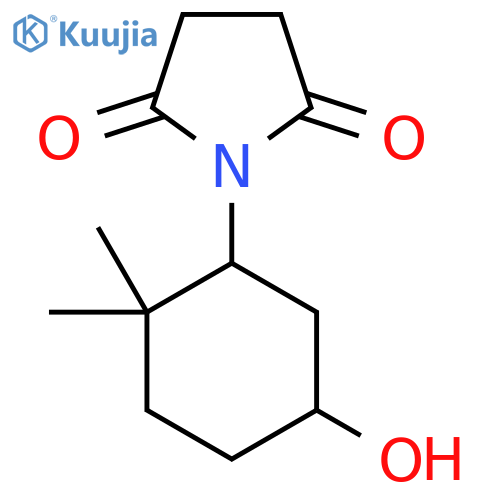 1-(5-Hydroxy-2,2-dimethylcyclohexyl)pyrrolidine-2,5-dione structure