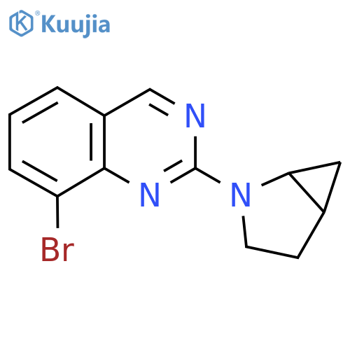 2-{2-Azabicyclo[3.1.0]hexan-2-yl}-8-bromoquinazoline structure