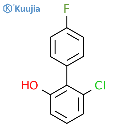 3-chloro-2-(4-fluorophenyl)phenol structure