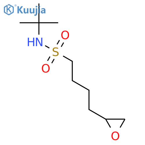 N-tert-butyl-4-(oxiran-2-yl)butane-1-sulfonamide structure