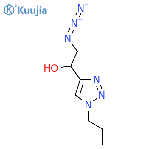 2-azido-1-(1-propyl-1H-1,2,3-triazol-4-yl)ethan-1-ol structure