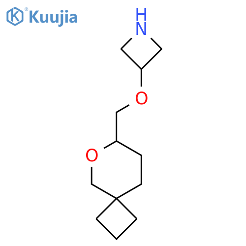 3-({6-oxaspiro3.5nonan-7-yl}methoxy)azetidine structure