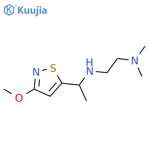 2-(dimethylamino)ethyl1-(3-methoxy-1,2-thiazol-5-yl)ethylamine structure