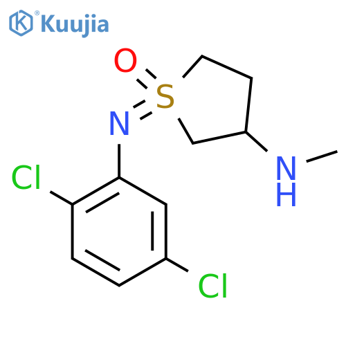 1-[(2,5-Dichlorophenyl)imino]-3-(methylamino)-1lambda6-thiolan-1-one structure
