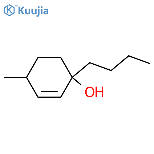 1-Butyl-4-methylcyclohex-2-en-1-ol structure