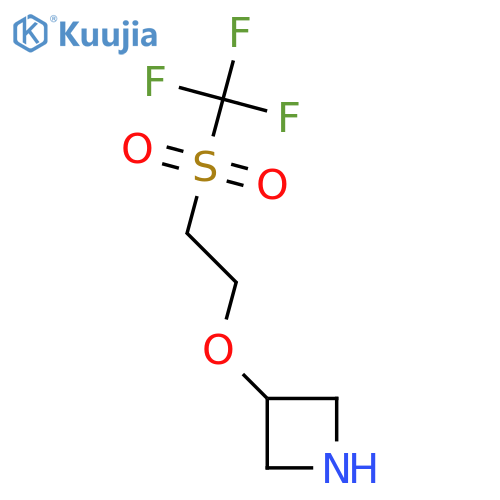 3-(2-trifluoromethanesulfonylethoxy)azetidine structure