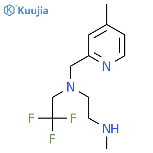 2-(methylamino)ethyl(4-methylpyridin-2-yl)methyl(2,2,2-trifluoroethyl)amine structure