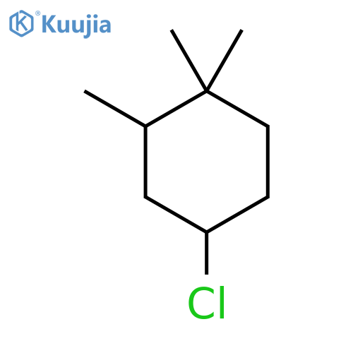 4-Chloro-1,1,2-trimethylcyclohexane structure