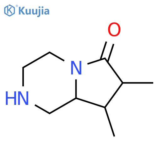 7,8-dimethyl-octahydropyrrolo1,2-apiperazin-6-one structure