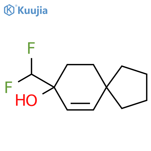 8-(Difluoromethyl)spiro[4.5]dec-6-en-8-ol structure