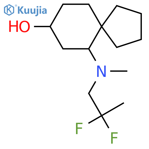 6-[(2,2-Difluoropropyl)(methyl)amino]spiro[4.5]decan-8-ol structure